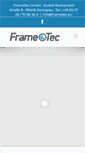 Mobile Screenshot of frametec.eu