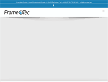 Tablet Screenshot of frametec.eu